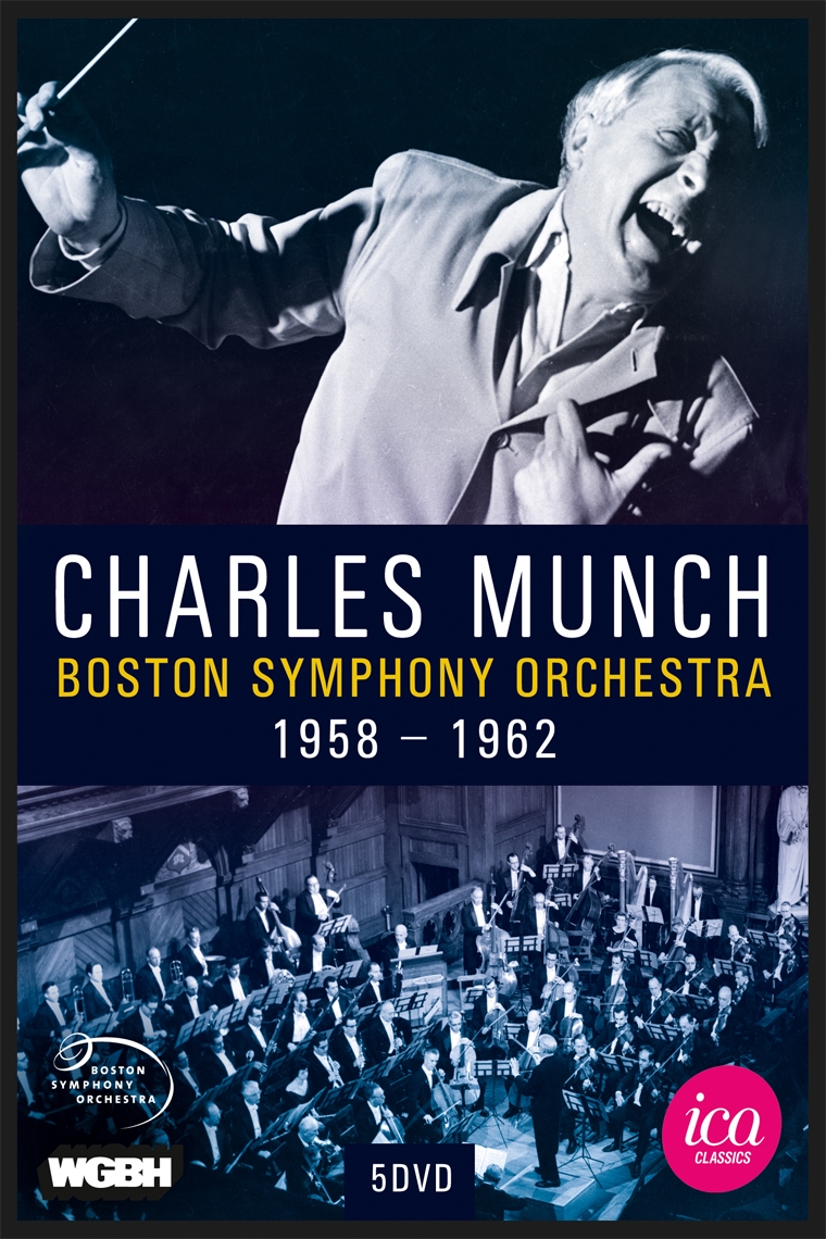 Charles Munch Boston Symphony Orchestra 1958 1962 5 Dvds Ica Classics